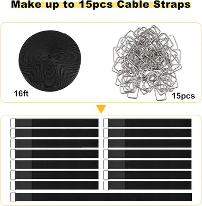 1.5"x16ft Hook and Loop Straps - Image 5