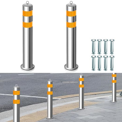 31.5 Inch Stainless Steel Bollard Post by Yaocom