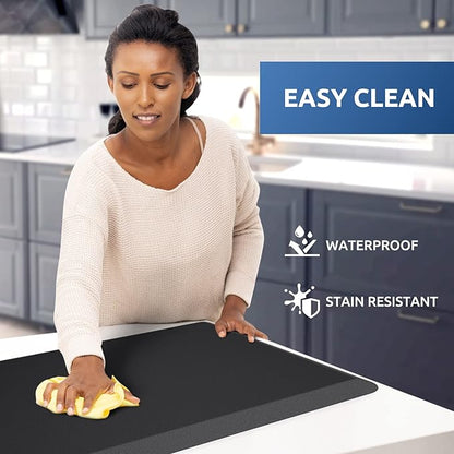 KitchenClouds Cushioned Anti Fatigue Kitchen Rug, Waterproof Non Slip, Standing - Image 3