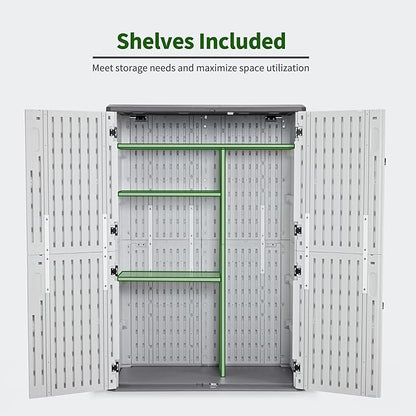 Macrout 50 Cu.Ft Plastic Outdoor Storage Cabinet - Image 5