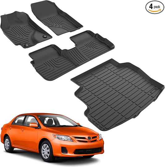 for Corolla Floor Mats 2013 2012 2011 2010 2009, Car Mats by Norand