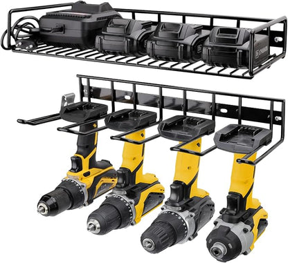 UNITEDPOWER Wall Mounted Power Tool Organizer Holder, Heavy Duty Utility by UNITEDTOOLSUNITEDPOWER