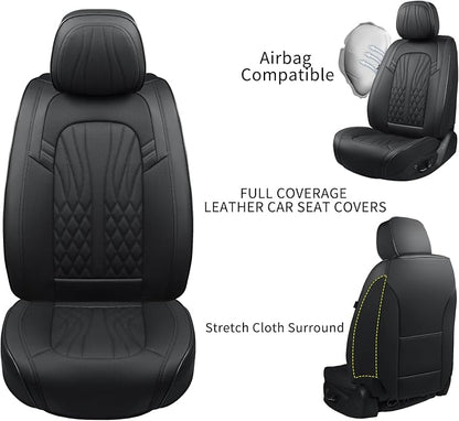 Seat Covers for Cars, Waterproof Seat Covers, Leather Car Seat Covers 2 Pack - Image 5