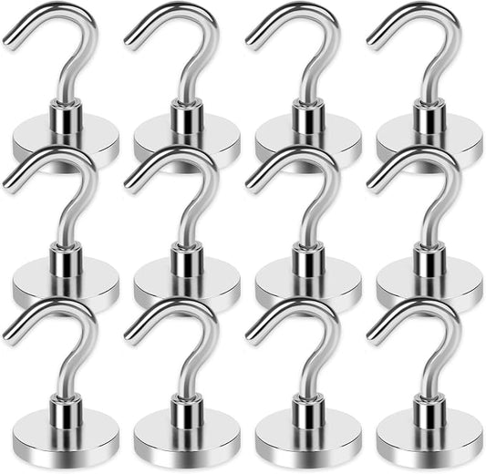 LOVIMAG Strong Magnetic Hooks, 40LBS Neodymium Magnets by LOVIMAG