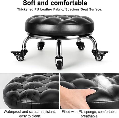 Low Rolling Stool, Low Stool - Image 4