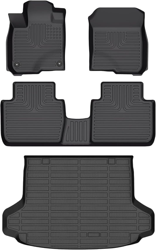 Wayhigh-All Weather Floor Mats & Cargo Liner Set by Wayhigh