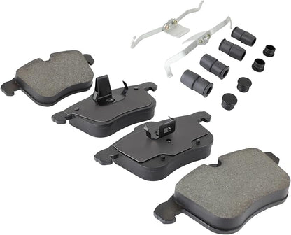 Premium Semi-Metallic Front Brake Pads Compatible - Image 2