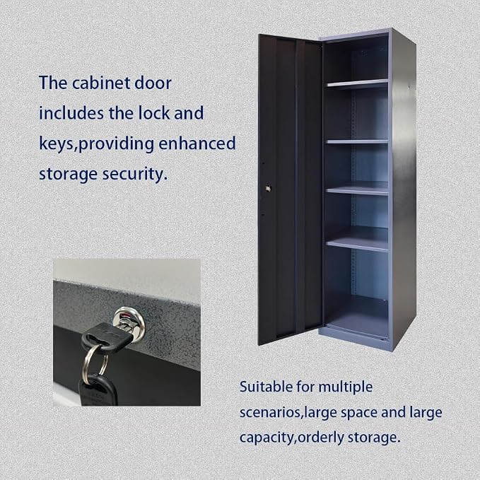 JZD Heavy Duty Metal Garage Shop Tool Storage Cabinet Set System - Image 5