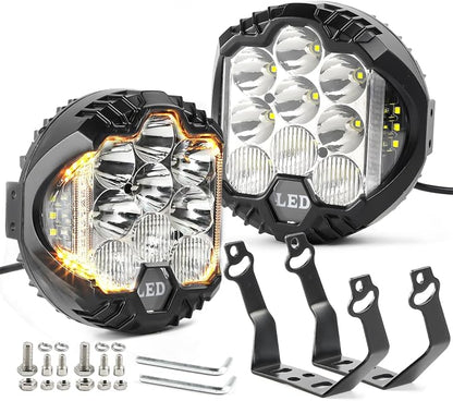 LIGBT 2PCS 7 Inch Round LED Offroad Light - Image 8