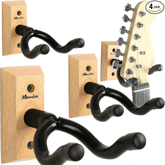 Guitar Wall Mount Hanger, Guitar Hook Holder Stand by Moodve