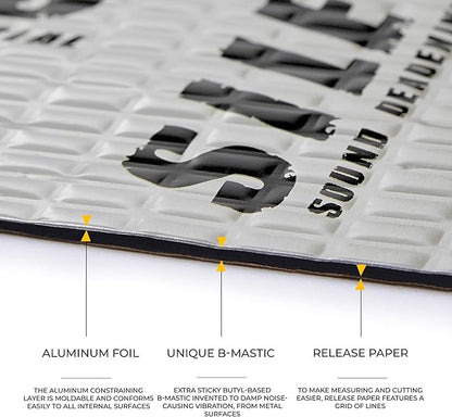 Siless 80 mil 18 sqft Car Sound Deadening mat - Image 2