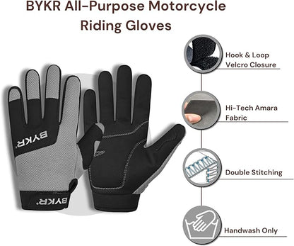 BYKR All-Weather Motorcycle Gloves - Image 5