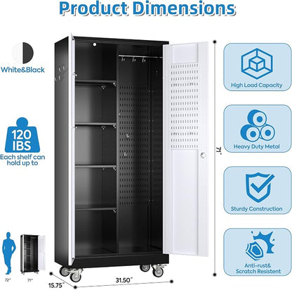Broom Closet Storage Cabinet - Image 3