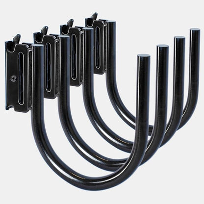 4-Pack 4" E Track J Hooks, Heavy Duty Black Steel Hanger 1, 400lbs Break - Image 8