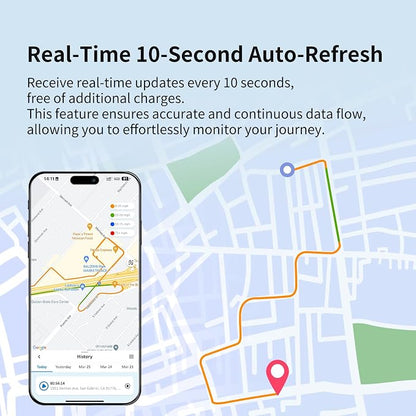 OBD GPS Tracker for Vehicles & Fleet, Plug in Car Tracker, 10-sec Real Time - Image 2