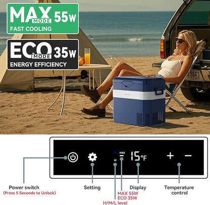 Car Fridge Portable 12V Refrigerator 40 Quart 12 Volt Freezer Compressor Cooler - Image 2