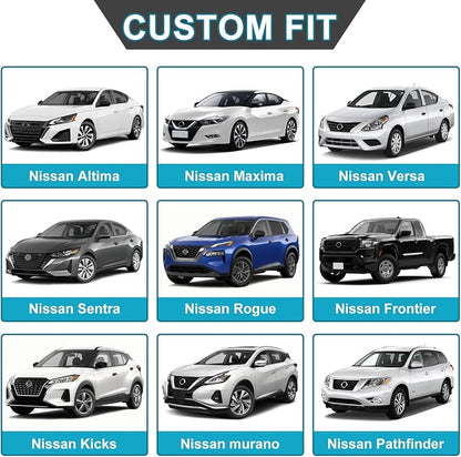 GIANT PANDA Front Seat Cover for Nissan, 3D Air Mesh Car Seat Covers Custom Fit - Image 5