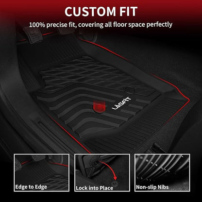 LASFIT Floor Mats for Chevrolet Chevy Colorado/GMC Canyon 2015-2022, All - Image 3