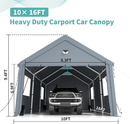 Carports 10X16 Heavy Duty，Car Ports - Image 2