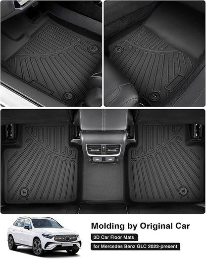 Powerty Floor Mats for 2023 2024 2025 Mercedes Benz GLC丨GLC 300丨GLC 350e丨4Matic - Image 2
