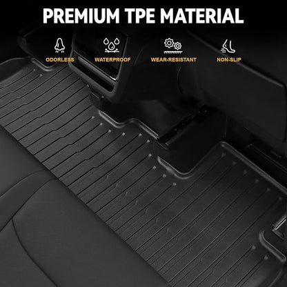 Floor Mats Set for 2025 2026 Tesla Model Y Juniper Accessories, Full Coverage - Image 3