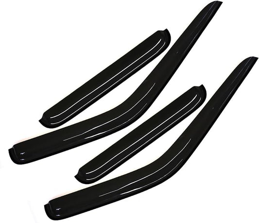 Wind Deflector Compatible with 2000-2004 Nissan Frontier Crew Cab 4 Full Size by GLDIFA