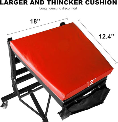 Topside Creeper for Trucks, 400 LBS Capacity High Top Creeper, 4 Swivel Caster - Image 3