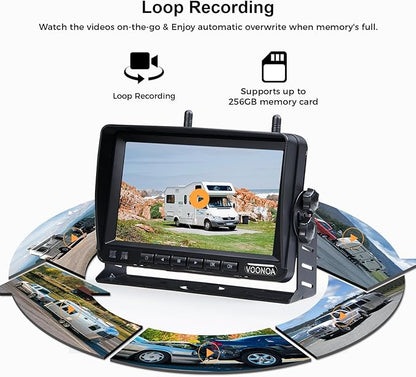 Wireless Magnetic Backup Camera, 9600mAh Battery Powered Rechargeable - Image 6