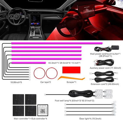 Acrylic Interior Car LED Strip Light - Image 3