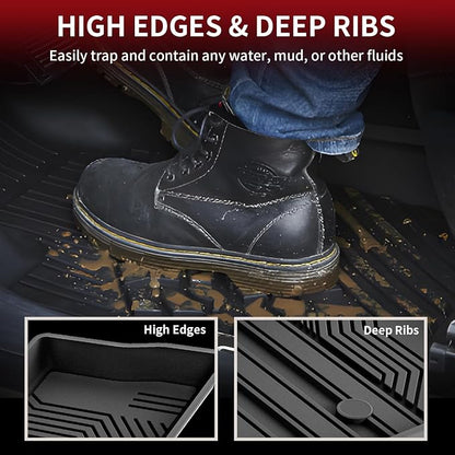 LASFIT Floor Mats&Trunk Mat for Toyota RAV4 2019-2025 All Weather TPE Mats - Image 3