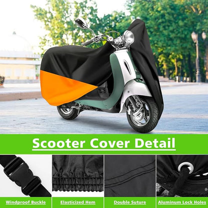 COVERVIN Scooter Outdoor Waterproof Cover, Moped Cover Vespa Cover - Image 2