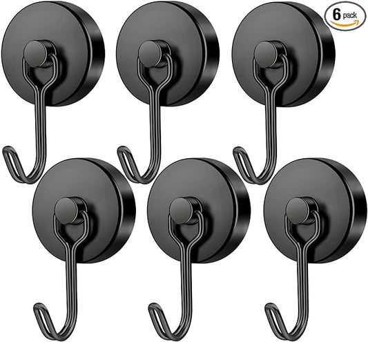FINDMAG 100lbs+ Magnetic Hooks Heavy Duty, Extra Strong Magnetic Hooks by FINDMAG