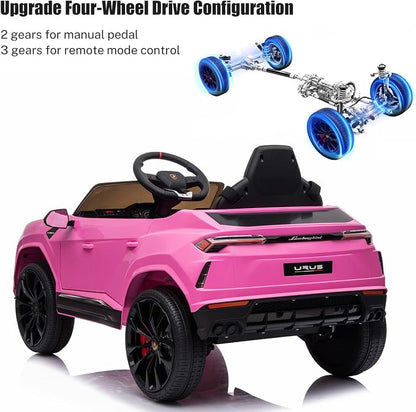 Kids Electric Ride On Car for Kid, 12V Licenced Lamborghini Kids Electric - Image 4
