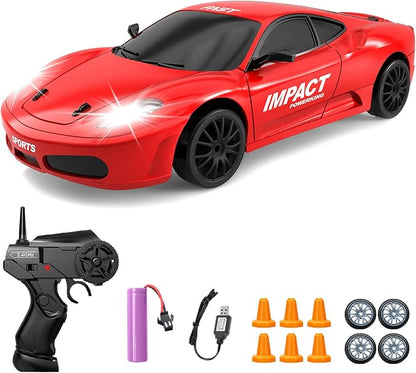 RC Drift Car, 2.4GHz Remote Control Cars 1/24 4WD High Speed Drift Car by YUANPLAN
