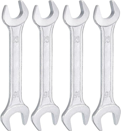 HARFINGTON 5pcs Double Open End Wrench 13mm x 15mm Metric 15 Degree Offset by HARFINGTON