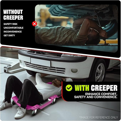 Auto Dynasty 40 Inches Mechanic Creeper, Automotive Garage Repair Low Profile - Image 7
