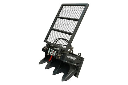 7.5T Skid Steer Winch, 93 FT Steel Cable Forestry Logging Winch, 15000 LB - Image 5