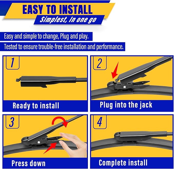 3 wipers Replacement for Ford explorer 2023-2011, Windshield Wiper Blades - Image 8