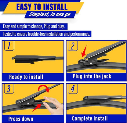 3 wipers Replacement for Ford explorer 2023-2011, Windshield Wiper Blades - Image 8