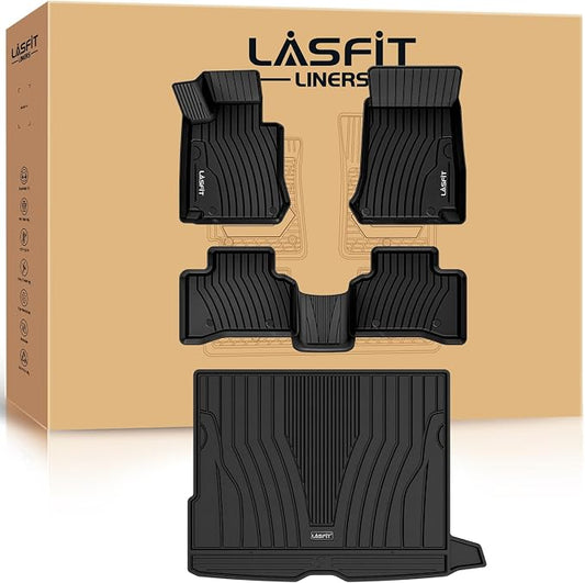 LASFIT Floor Mats & Cargo Mat for Mercedes Benz GLC 2016-2022 GLC300 / GLC350e by LASFIT