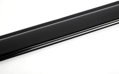 Side Window Deflector Visor Rain Guard, Outside Mount Tape-on Shatterproof Dark - Image 4
