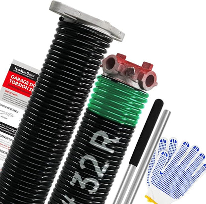 Pair of 1.75" Garage Door Torsion Springs Set by KaiMinDogzGarageDoorSpring