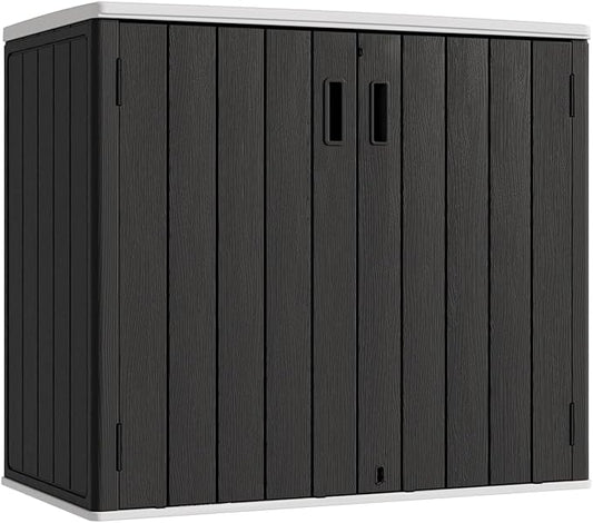 KINYING Outdoor Horizontal Storage Sheds, 37 Cu.ft Outdoor Storage Cabinet by KINYING