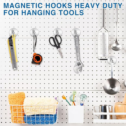 LOVIMAG Magnetic Hooks Heavy Duty, Super Stong Magnetic Hooks Neodymium Magnet - Image 6