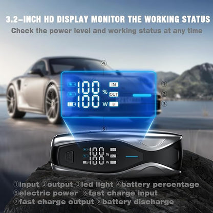 NEXPOW X7 3000A Jump Starter, Car Battery Jump Starter - Image 6
