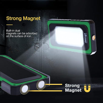 WARSUN Led Rechargeable Portable Magnetic Waterproof Solar Flood Light - Image 3
