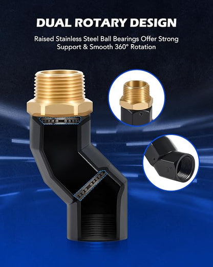 Orion Motor Tech 1" NPT Fuel Hose Nozzle Swivel - Image 4