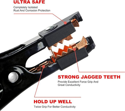 Jumper Cables 6 Gauge 20 Feet Battery Jumper Cables - Image 3