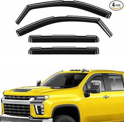 Extra Durable Window Deflectors In-Channel Visors Rain Guards Fit by AEROGUYSCustomfitrainguard