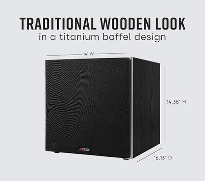 Polk Audio PSW10 10" Powered Subwoofer – Power Port Technology, Big Bass in - Image 4
